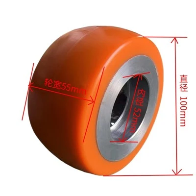 High Grade Polyurethane On Aluminum Wheel